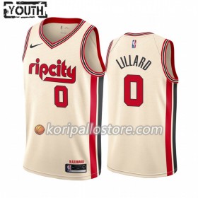 Portland Trail Blazers Damian Lillard 0 Nike 2019-2020 City Edition Lasten Pelipaidat Swingman